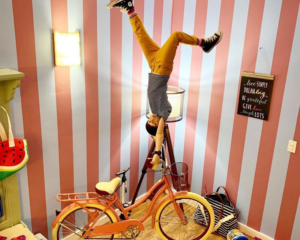boy on bike